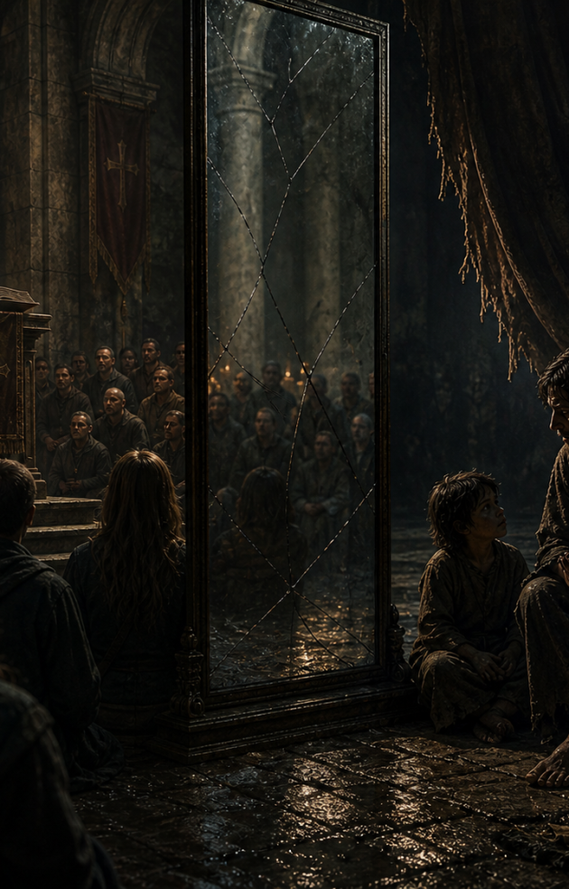 THE PARABLE OF THE MIRRORED MOUTHS